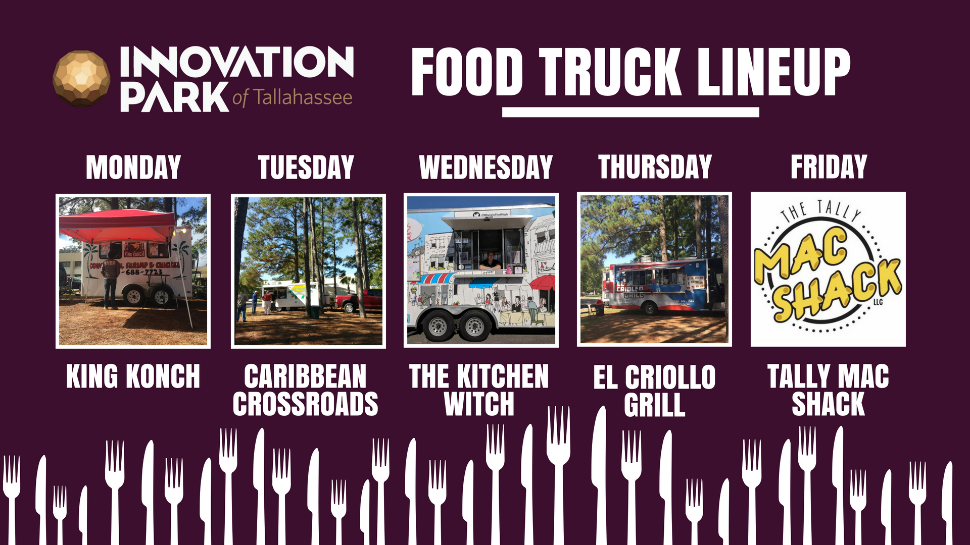 Innovation Park Foodtruck Lineup