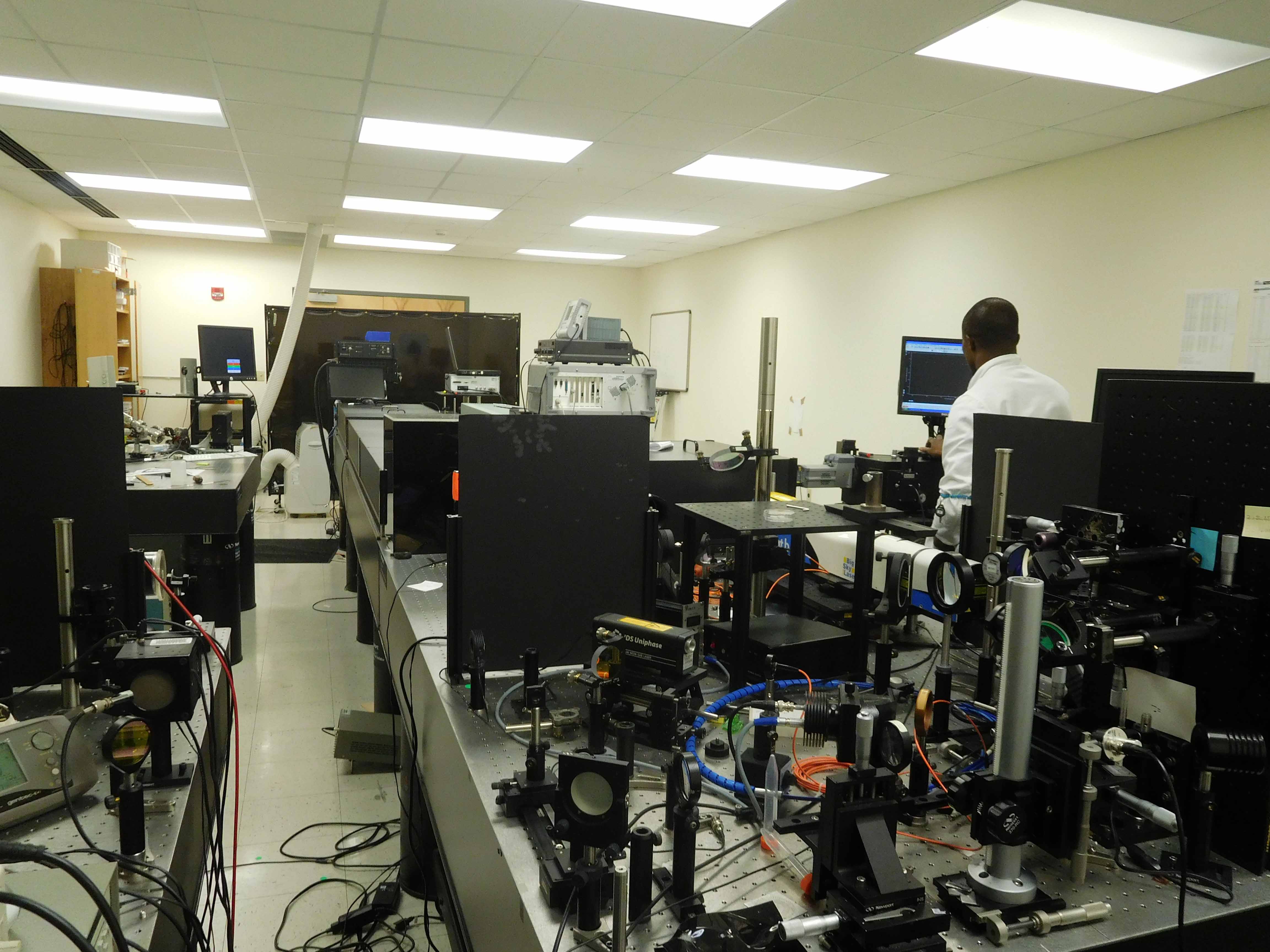 The FAMU Center for Plasma Science and Technology hard at work with lasers