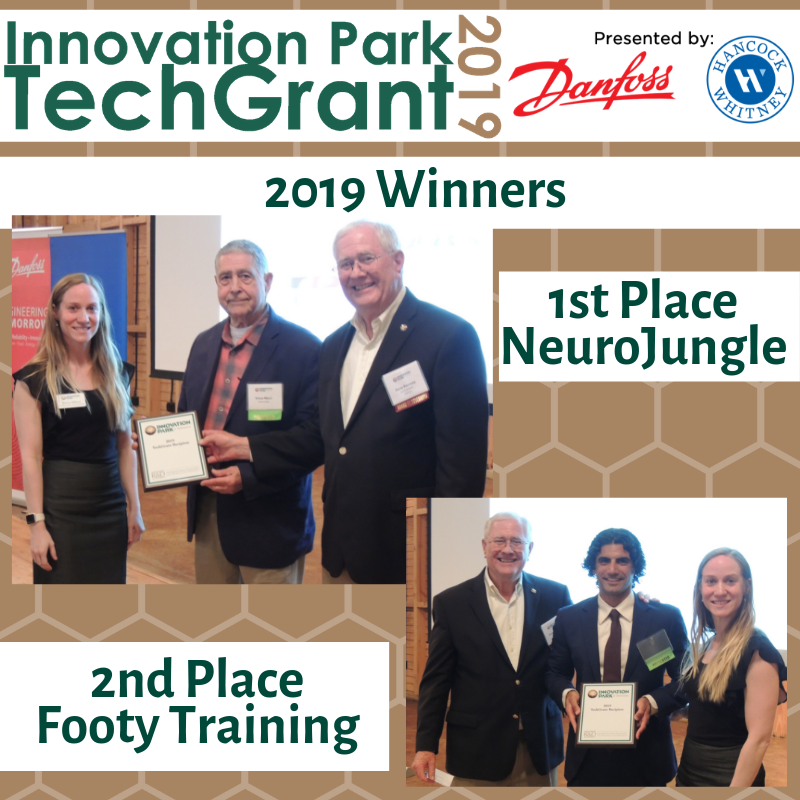 Innovation Park of Tallahassee 2019 TechGrant Winners are NeuroJungle and Footy Training