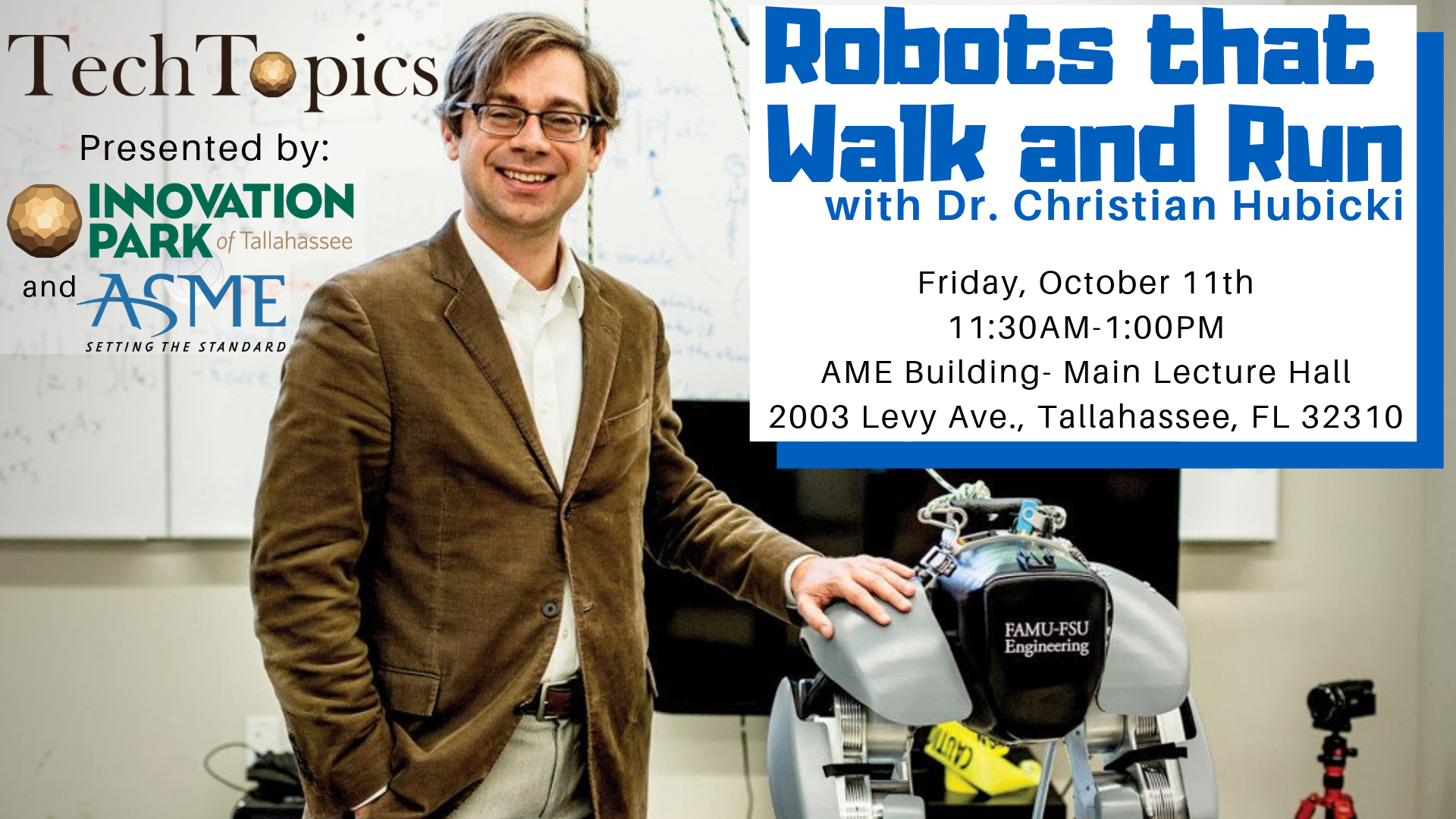 TechTopics featuring Hubicki and robots